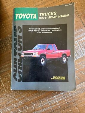 Toyota Trucks 1989-91 Repair Manual - Book